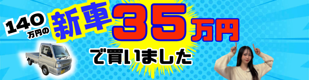 140万円の新車が35万円!? 驚きの助成金活用法を大公開【ドリームAnes】