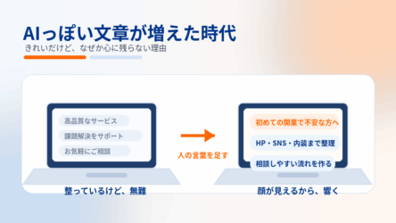 AIっぽい文章が嫌われる理由｜人間味が売上を変える